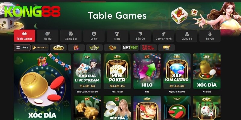 Hướng dẫn chơi game đổi thưởng KONG88 chỉ 3 bước