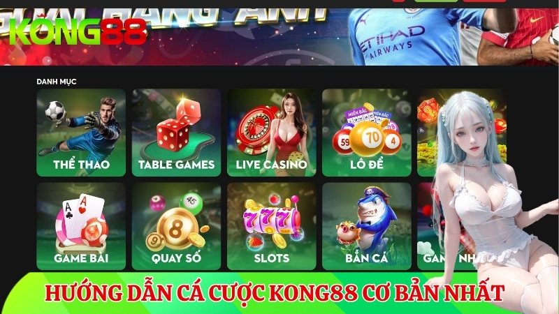 Hướng dẫn cá cược KONg88