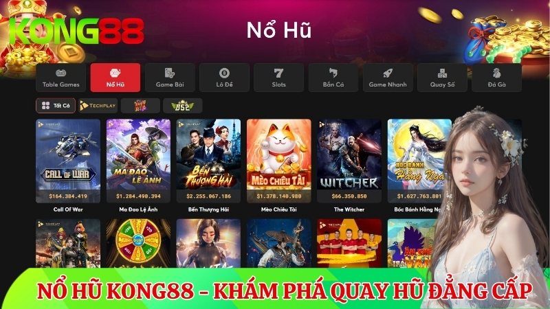 Giới thiệu game Nổ Hũ KONG88